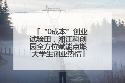 “0成本”创业试验田，湘江科创园全方位赋能点燃大学生创业热情