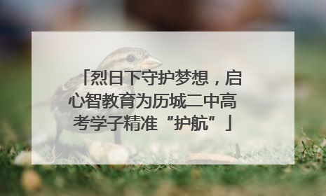 烈日下守护梦想，启心智教育为历城二中高考学子精准“护航”