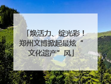焕活力、绽光彩！郑州文博掀起最炫“文化遗产”风