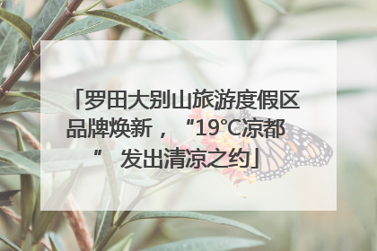 罗田大别山旅游度假区品牌焕新，“19℃凉都” 发出清凉之约