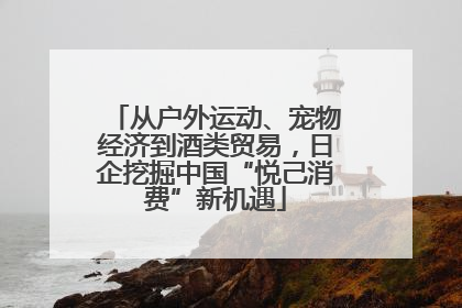 从户外运动、宠物经济到酒类贸易，日企挖掘中国“悦己消费”新机遇