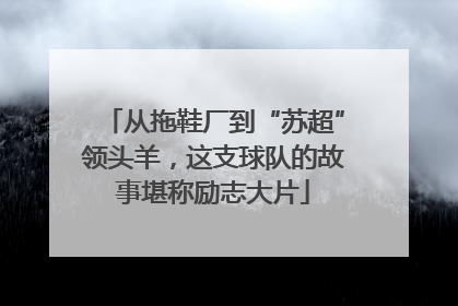 从拖鞋厂到“苏超”领头羊，这支球队的故事堪称励志大片