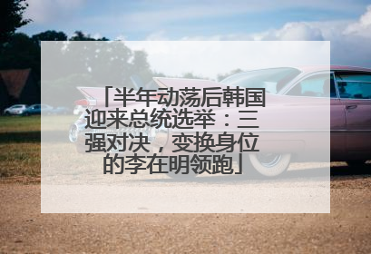 半年动荡后韩国迎来总统选举：三强对决，变换身位的李在明领跑