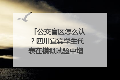 公交盲区怎么认？四川宜宾学生代表在模拟试验中增强乘车安全意识
