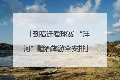 到宿迁看球赛 “洋河”赠酒旅游全安排
