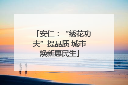 安仁：“绣花功夫”提品质 城市焕新惠民生