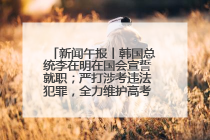 新闻午报丨韩国总统李在明在国会宣誓就职；严打涉考违法犯罪，全力维护高考安全公平考试环境