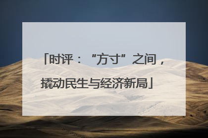 时评：“方寸”之间，撬动民生与经济新局