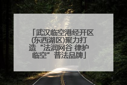 武汉临空港经开区(东西湖区)聚力打造“法润网谷 律护临空”普法品牌