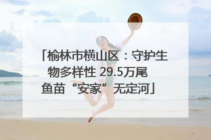 榆林市横山区：守护生物多样性 29.5万尾鱼苗“安家”无定河