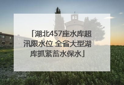 湖北457座水库超汛限水位 全省大型湖库抓紧蓄水保水