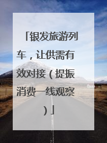 银发旅游列车，让供需有效对接（提振消费一线观察）